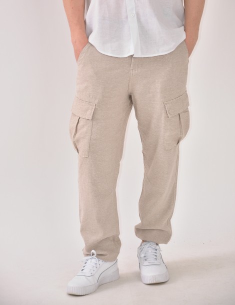 PANTALÓN LINO CARGO