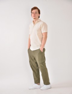 PANTALÓN LINO CARGO