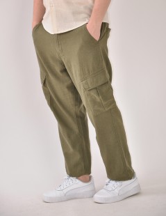 PANTALÓN LINO CARGO