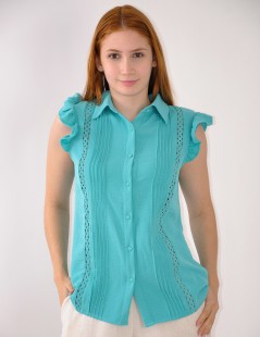 BLUSA COM FOLHO