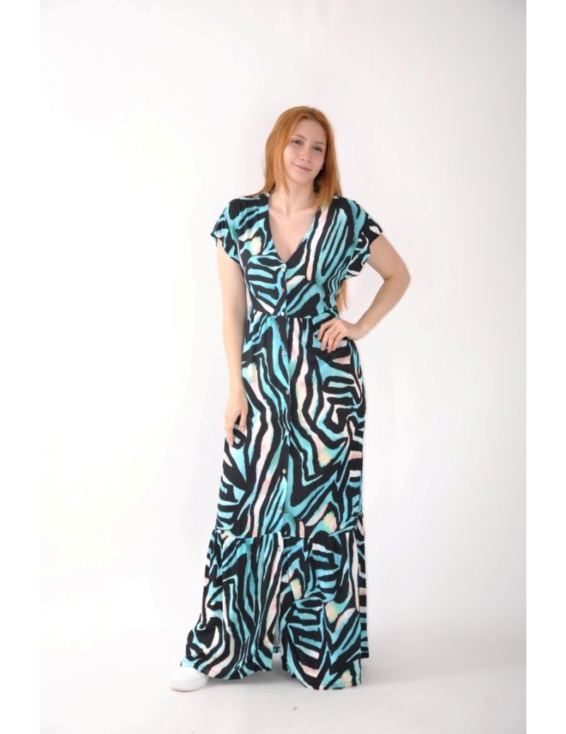 VESTIDO COMPRIDO ESTAMPADO