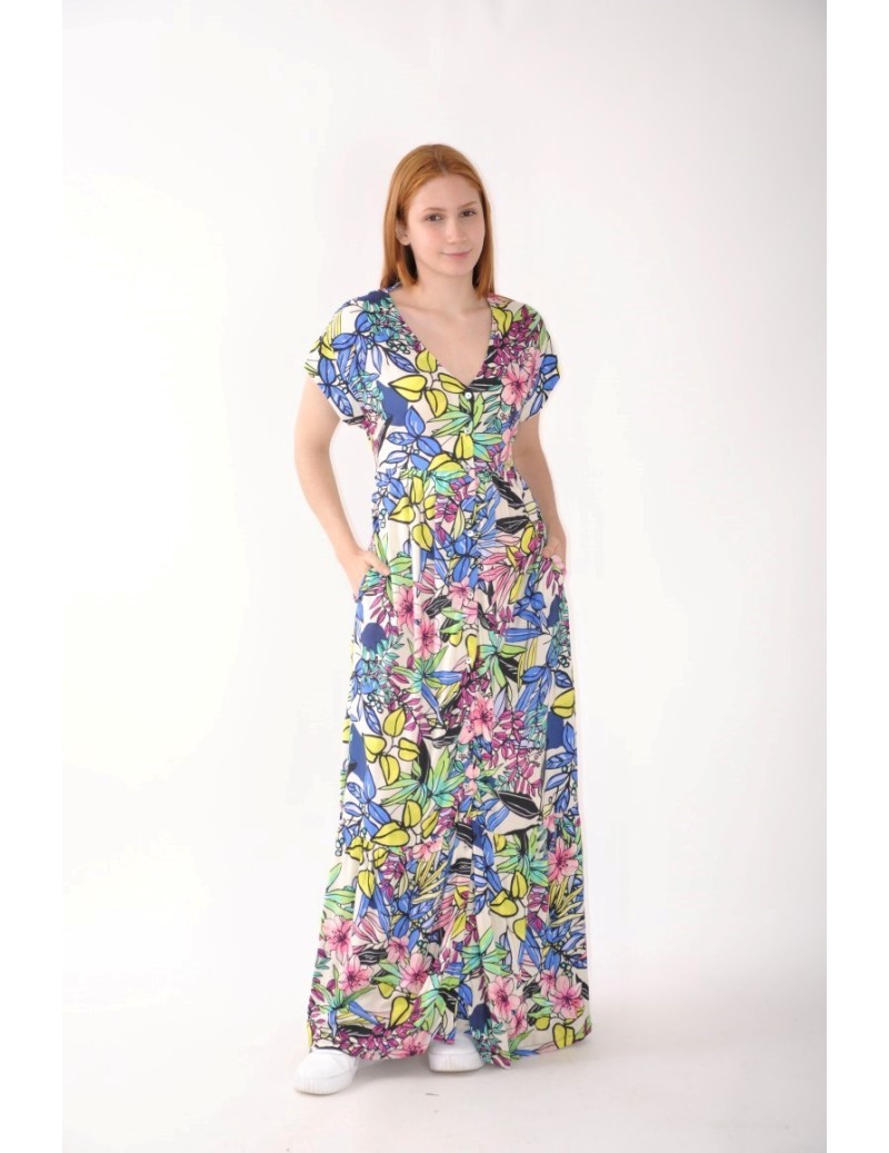 VESTIDO COMPRIDO ESTAMPADO