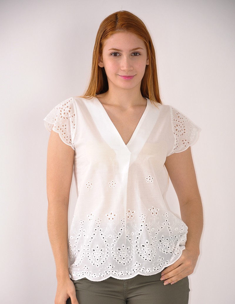 BLUSA BORDADA 