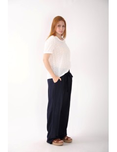 PANTALÓN FLUIDO LAZO ESTAMPADO