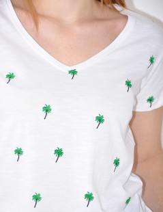 CAMISETA ESTAMPADA PALMERAS 