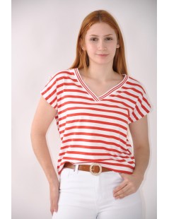 CAMISETA KIMONO RAYAS 