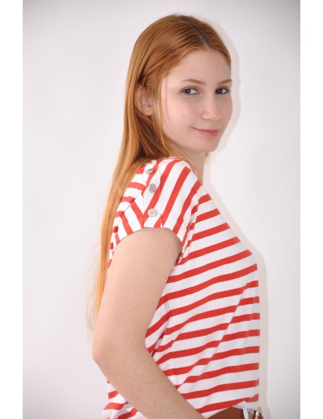 CAMISETA KIMONO RAYAS 