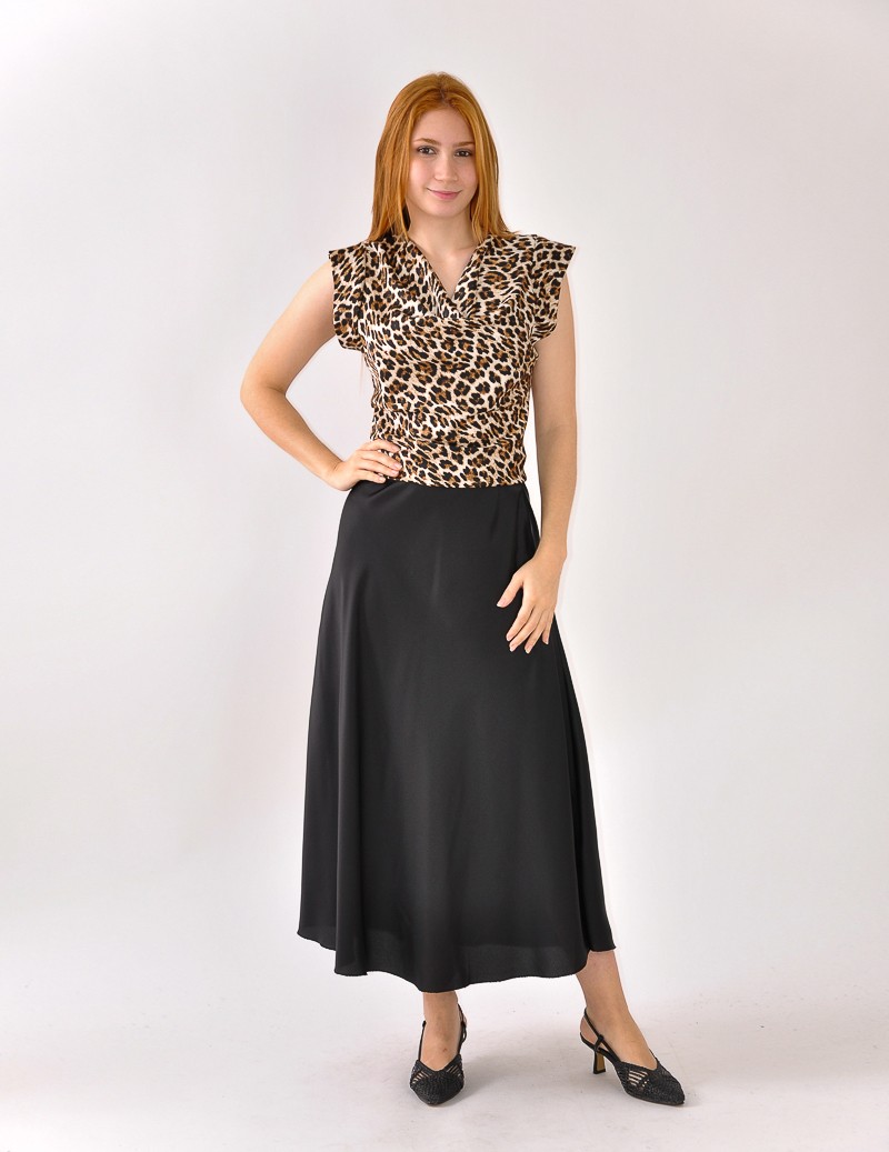 BLUSA CETIM ESTAMPADA 