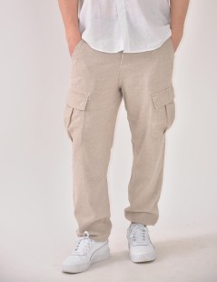 PANTALÓN LINO CARGO