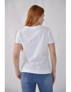 CAMISETA ESTAMPADA Y BORDADA 