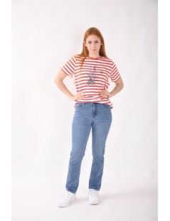 CAMISOLA ESTAMPADA C/RISCAS