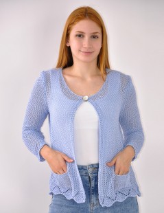 CHAQUETA PUNTO C/1 BOTÓN 