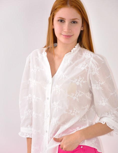 CAMISA BORDADA