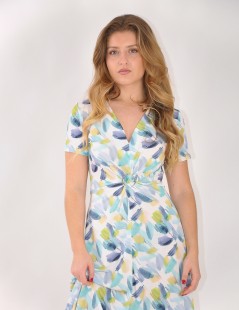 VESTIDO M/CURTA ESTAMPADO