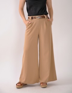 PANTALÓN ANCHO PINZAS C/CINTURÓN