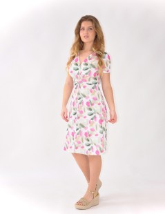VESTIDO M/CORTA ESTAMPADO