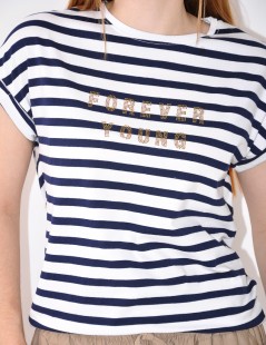 CAMISOLA ESTAMPADA C/RISCAS