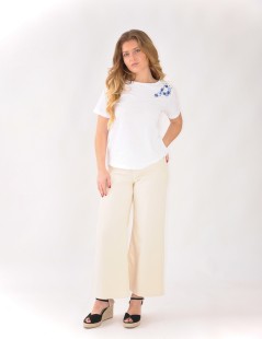 T-SHIRT C/FLORES