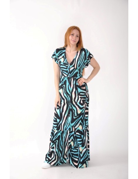 VESTIDO COMPRIDO ESTAMPADO