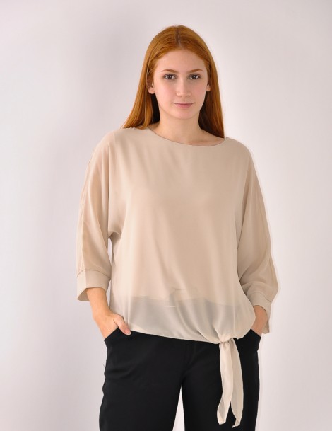 BLUSA COM NÓ