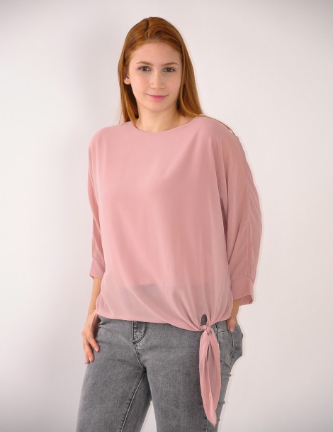 BLUSA COM NÓ