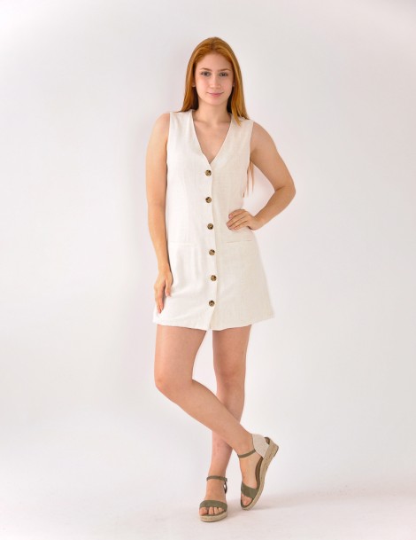 VESTIDO C/BOTÕES