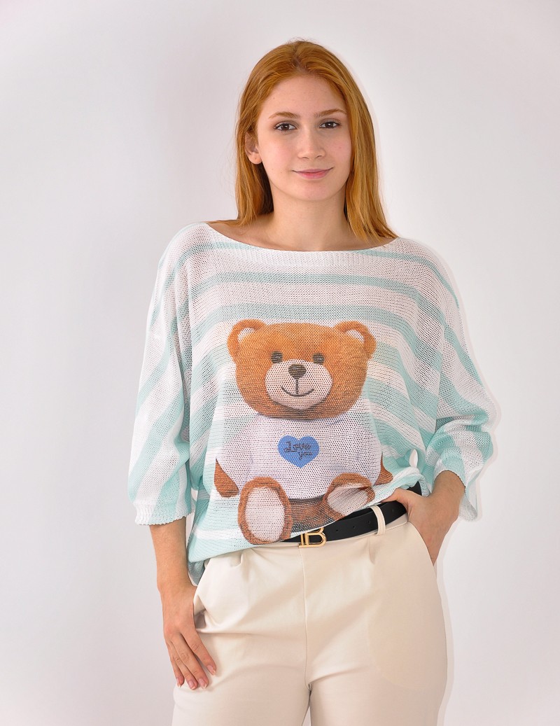 BLUSA PUNTO ESTAMPADA