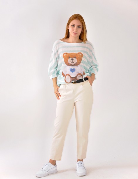 BLUSA PUNTO ESTAMPADA