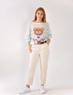 BLUSA PUNTO ESTAMPADA