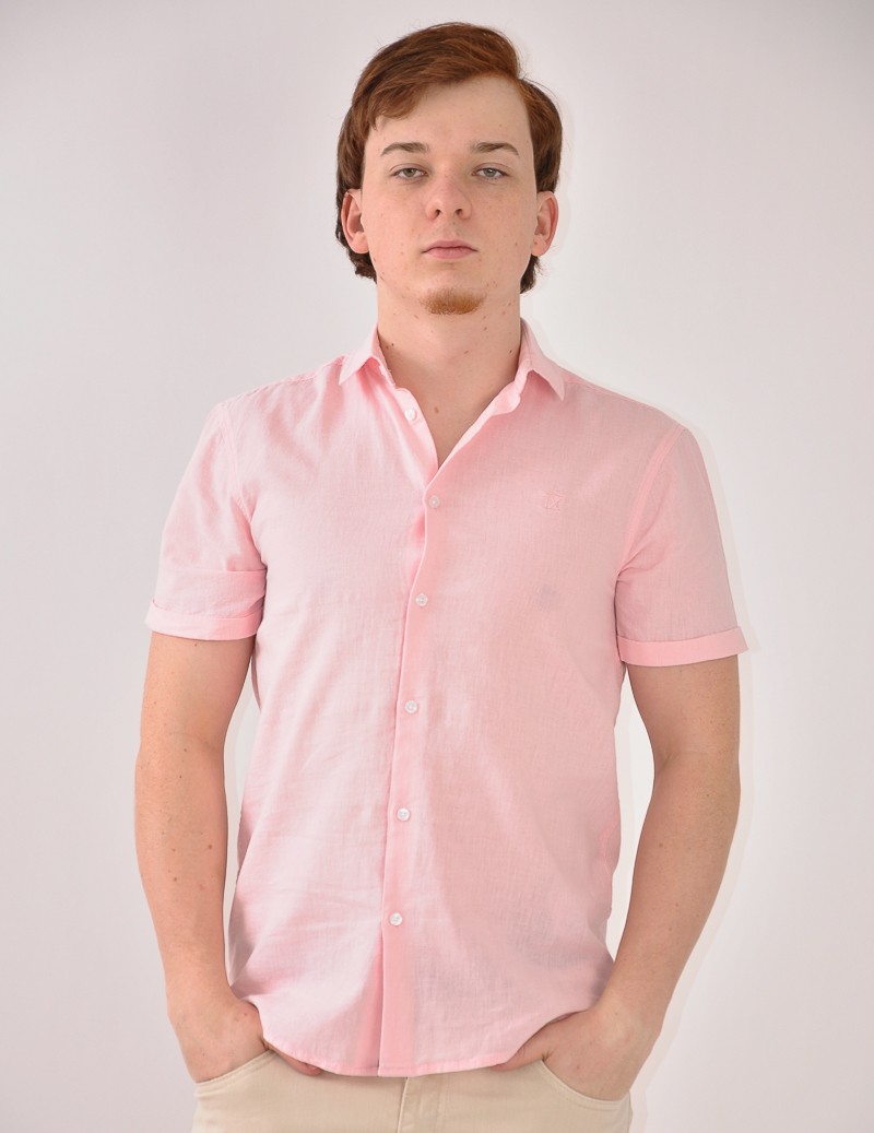 CAMISA LINO M/CORTA 