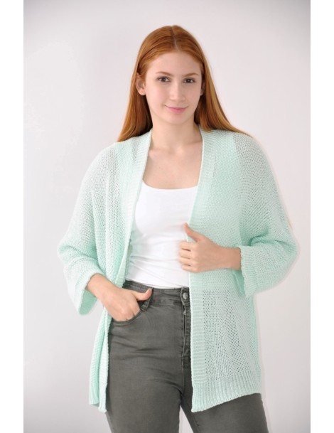 CHAQUETA PUNTO M/CORTA ABIERTA 