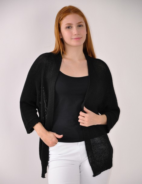 CHAQUETA PUNTO M/CORTA ABIERTA 