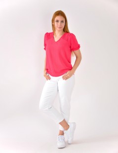 BLUSA GOLA EM BICO