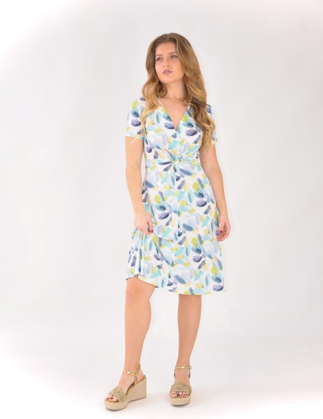 VESTIDO M/CURTA ESTAMPADO