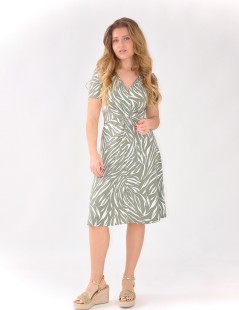 VESTIDO M/CURTA ESTAMPADO 
