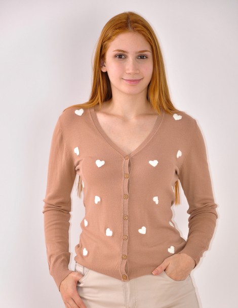 CARDIGAN C/CORAZONES