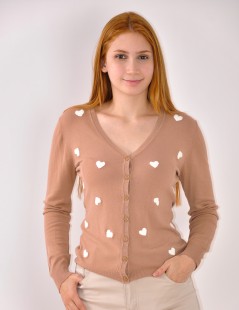 CARDIGAN C/CORAZONES