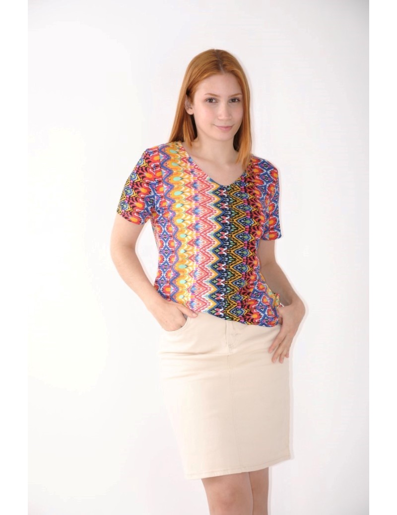 BLUSA CUELLO PICO