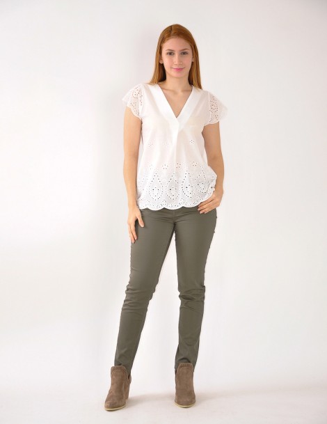 BLUSA BORDADA