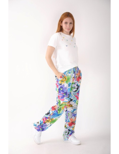 PANTALÓN FLUIDO ESTAMPADO