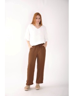 PANTALÓN BASICO ANCHO GOMAS
