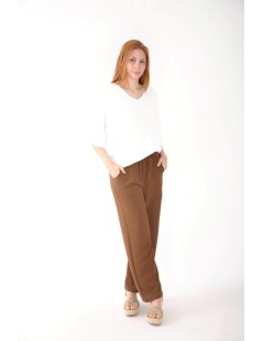 PANTALÓN BASICO ANCHO GOMAS