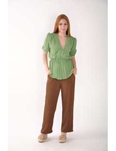 PANTALÓN BASICO ANCHO GOMAS