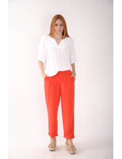 PANTALÓN TOBILLERO LINO