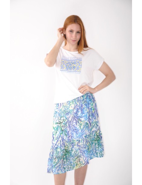 FALDA LARGA ESTAMPADA