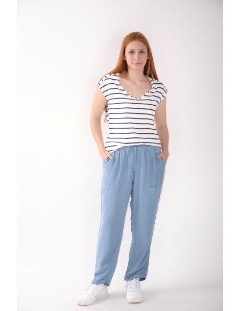 CAMISOLA COM RISCAS
