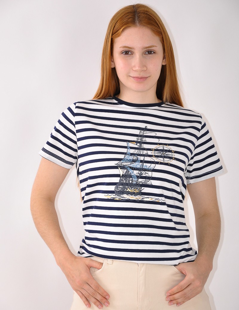 CAMISOLA ESTAMPADA C/RISCAS