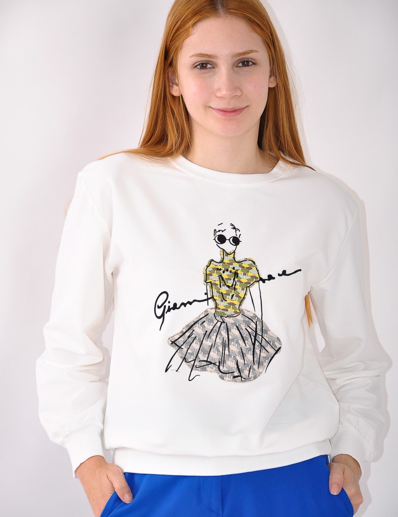 SUDADERA BORDADA 