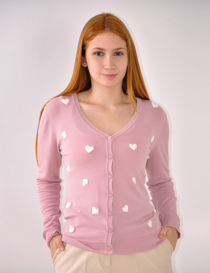 CARDIGAN C/CORAZONES