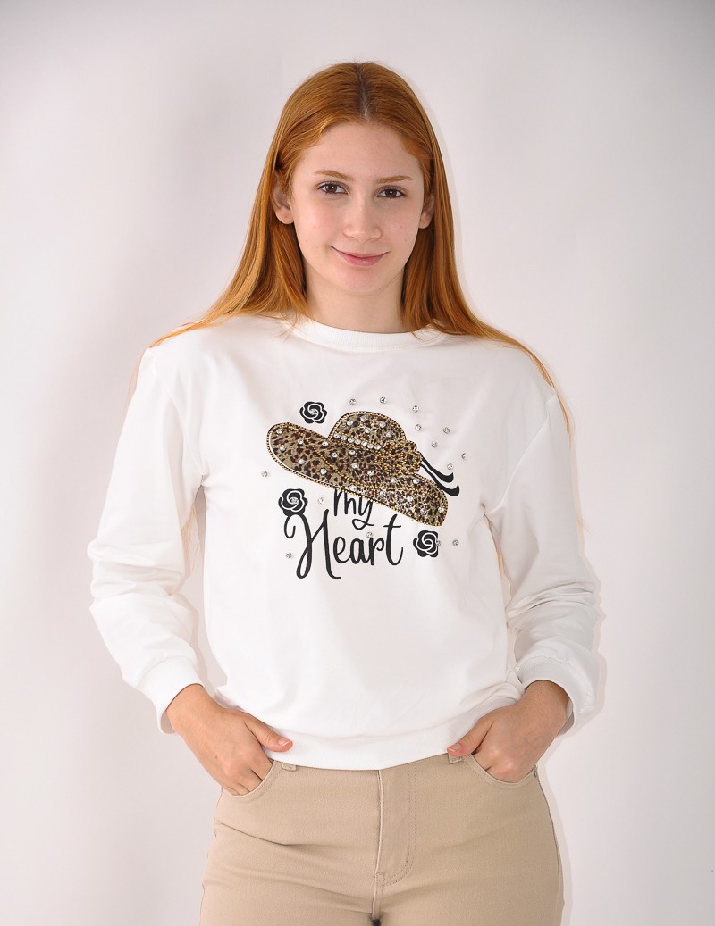 SUDADERA C/PEDRERÍA 